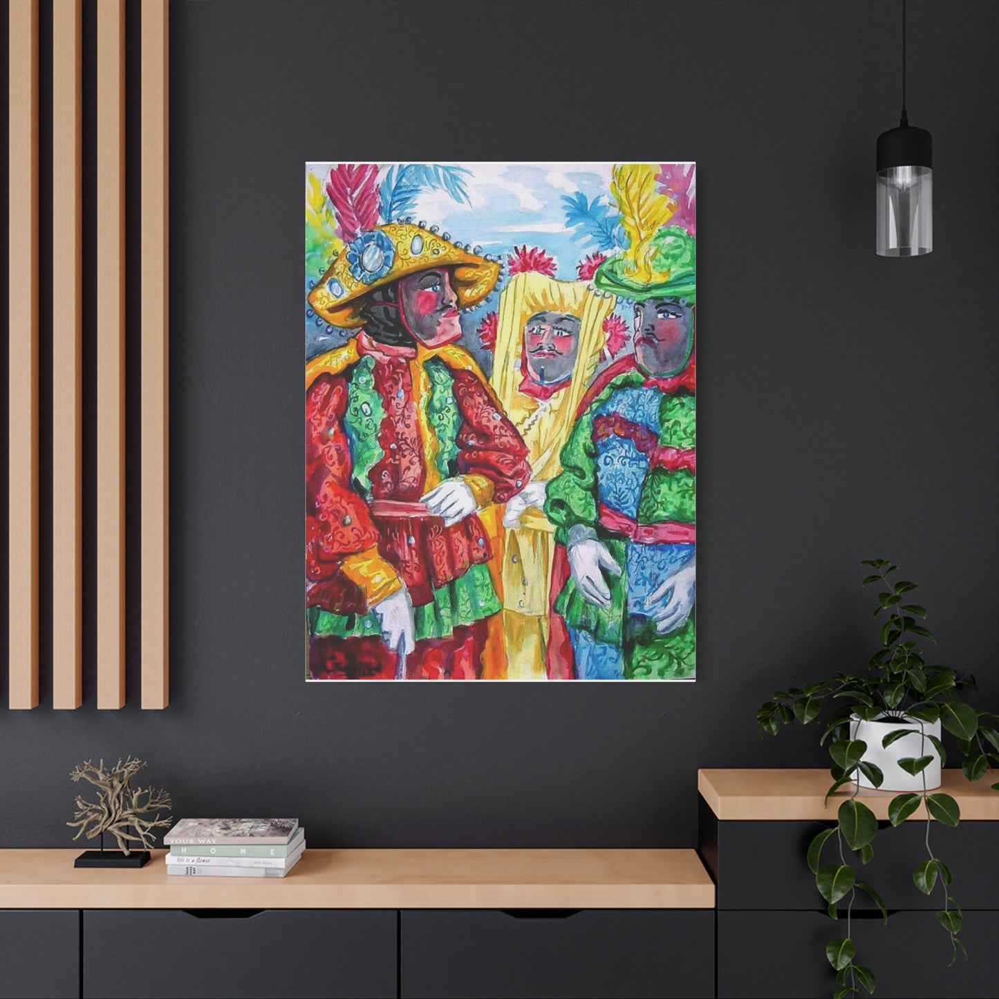 LOS CABALLEROS by Samuel Lind Canvas Print (Matte Stretched 1.25")