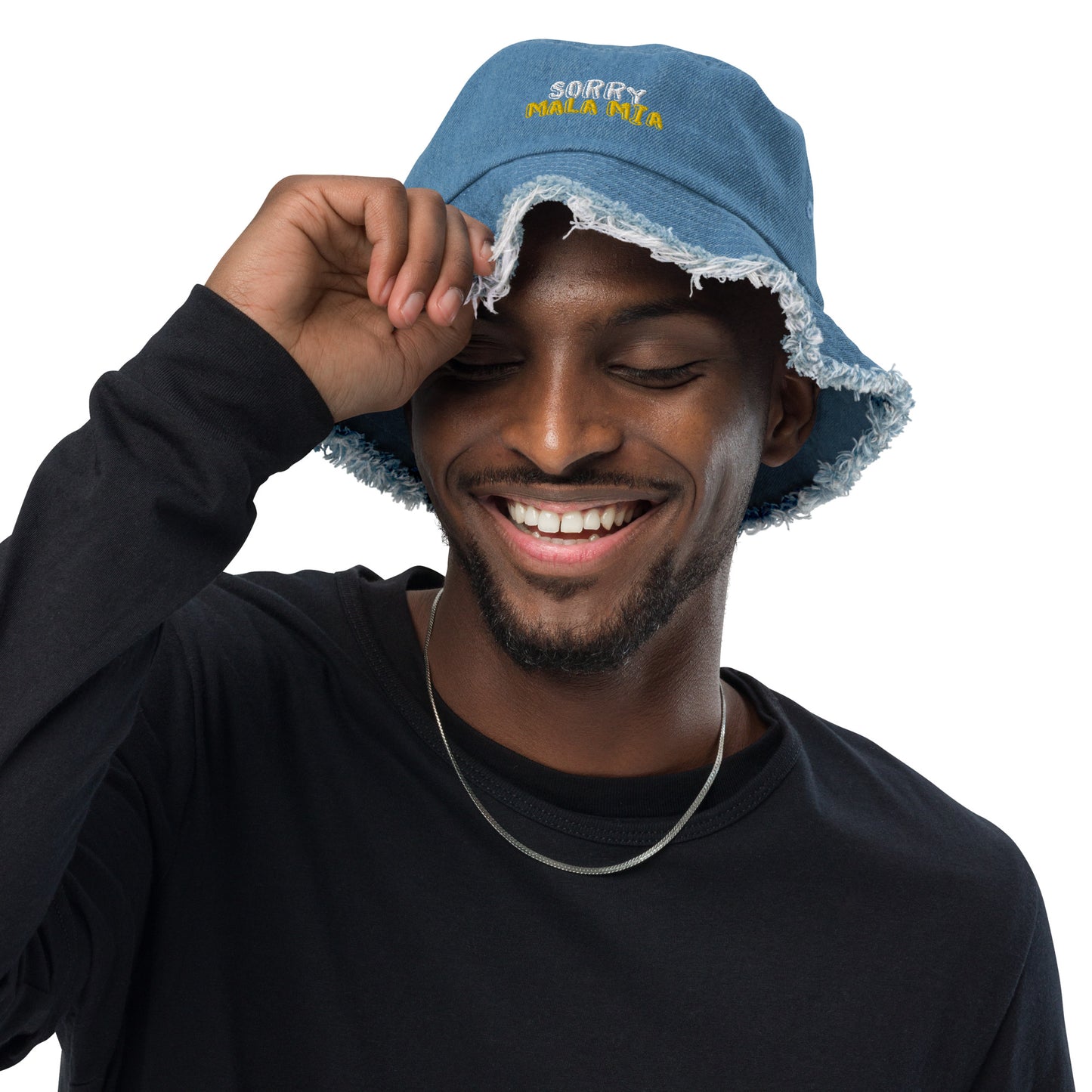 Gorro de pescador vaquero desgastado - Lind Studios