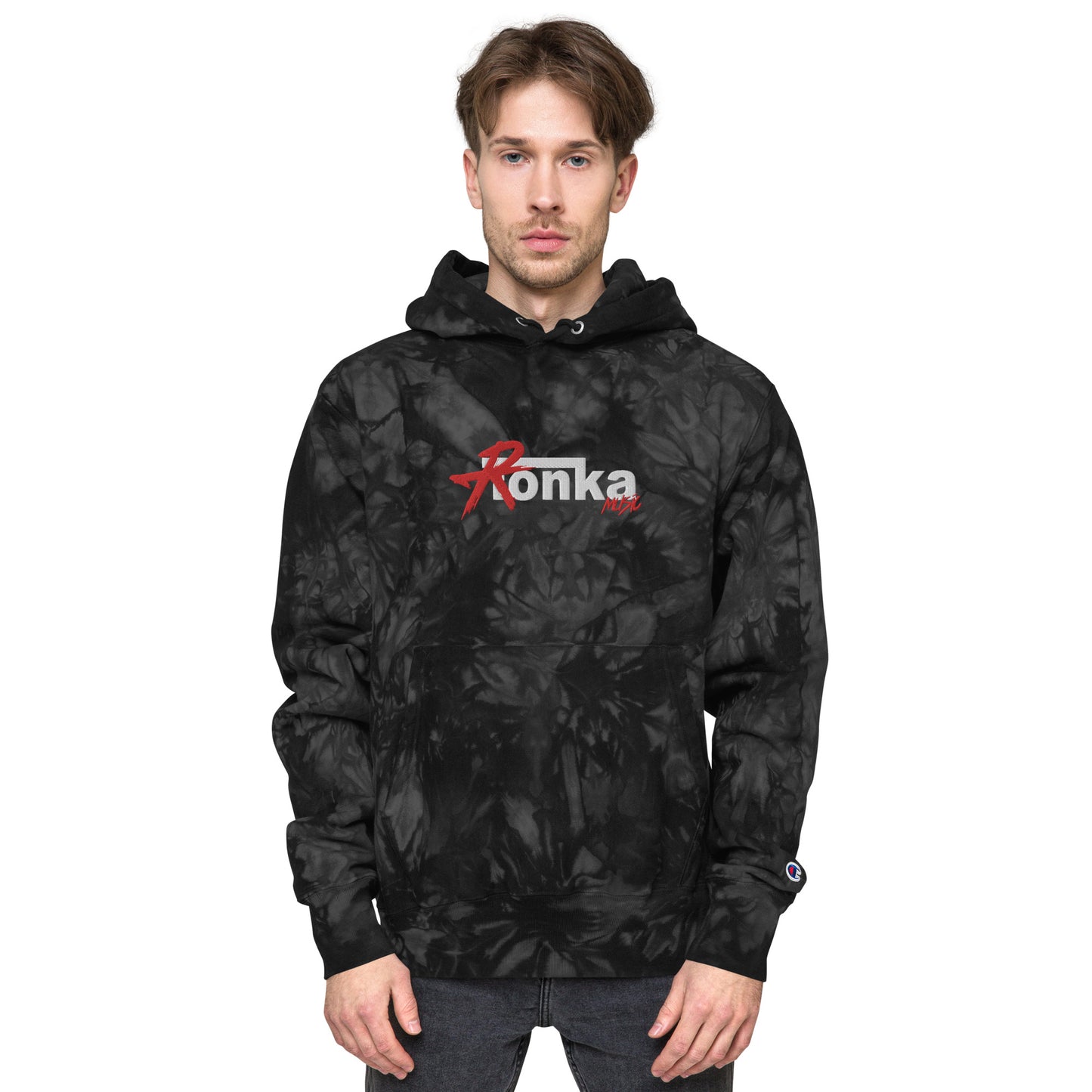 Ronka Music Unisex Champion tie-dye hoodie - Lind Studios