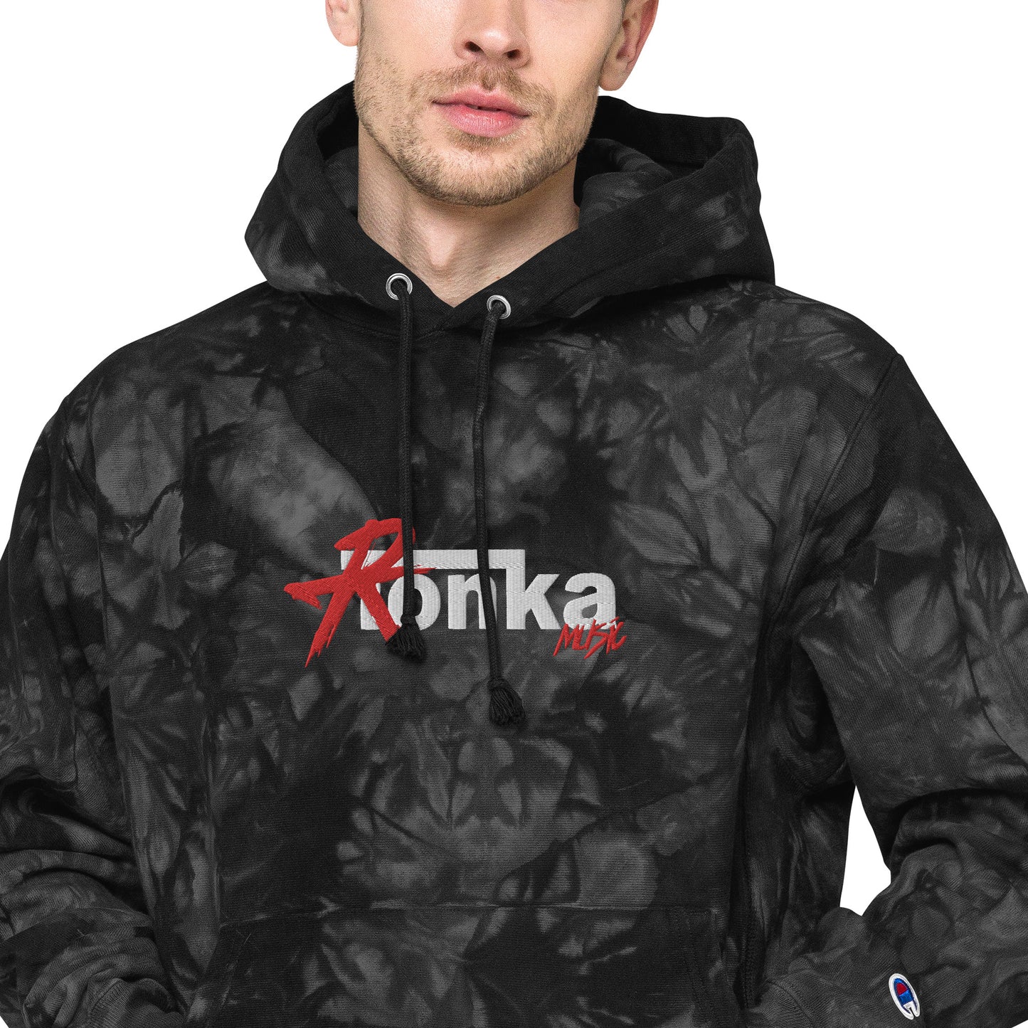Ronka Music Unisex Champion tie-dye hoodie - Lind Studios