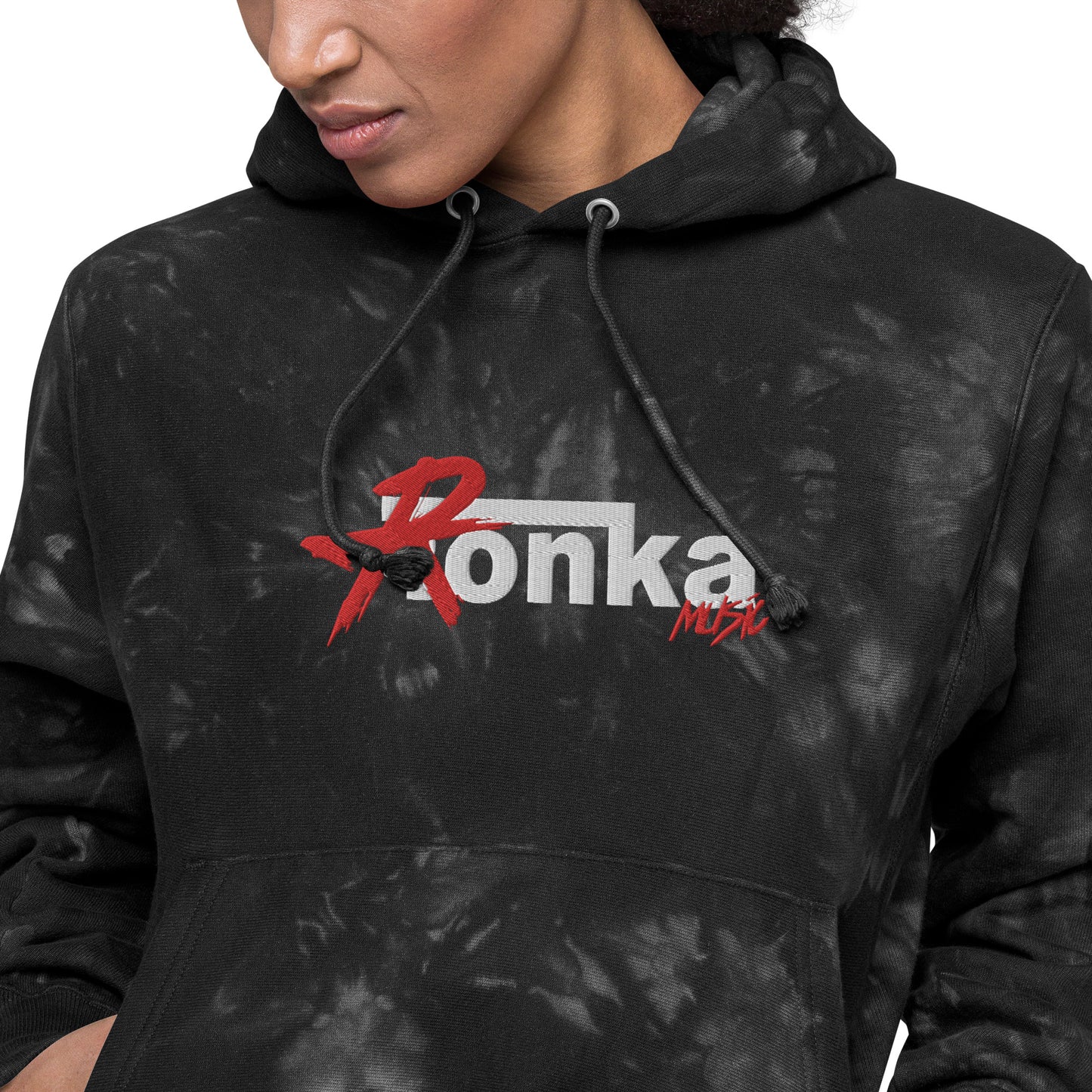 Ronka Music Unisex Champion tie-dye hoodie - Lind Studios