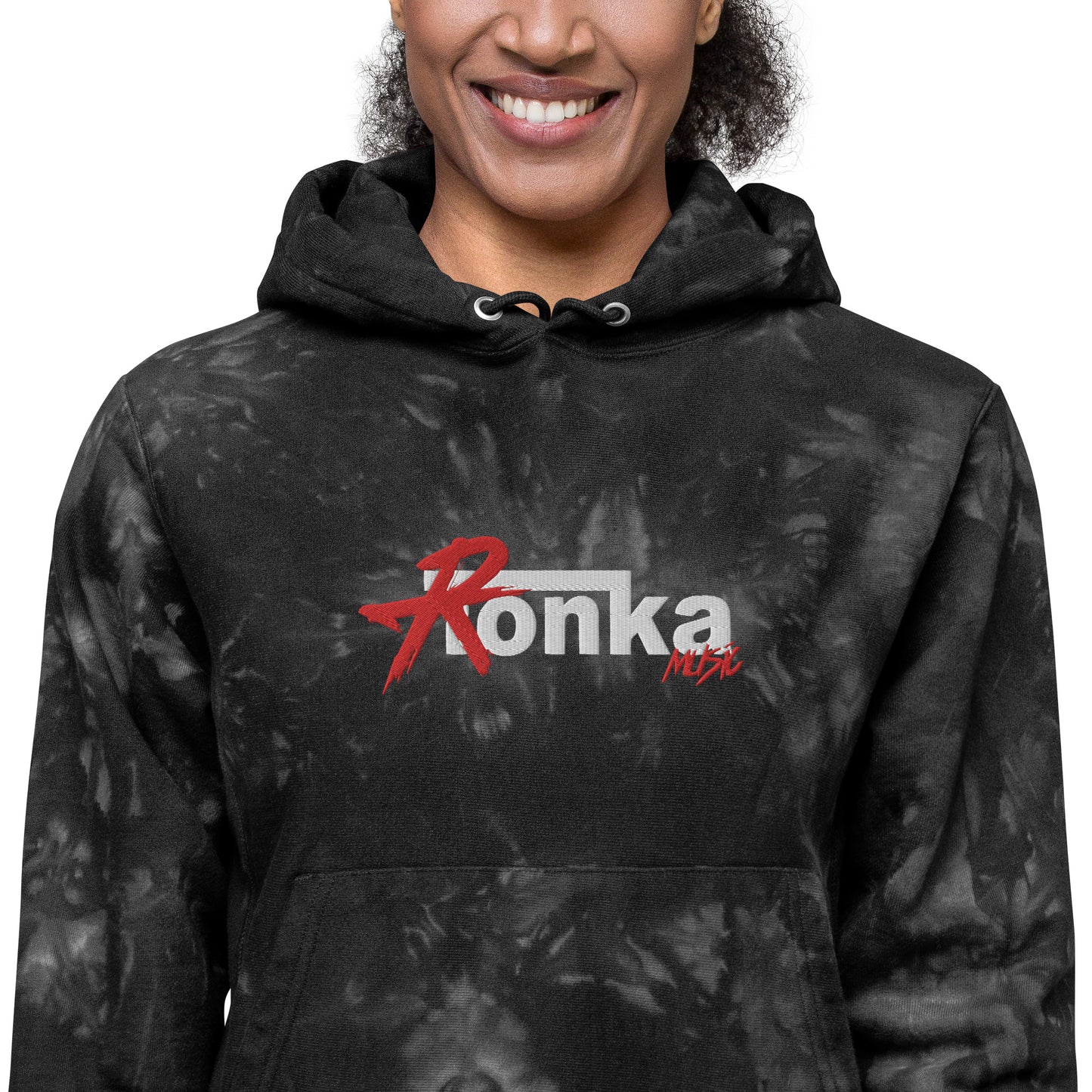 Ronka Music Unisex Champion tie-dye hoodie - Lind Studios