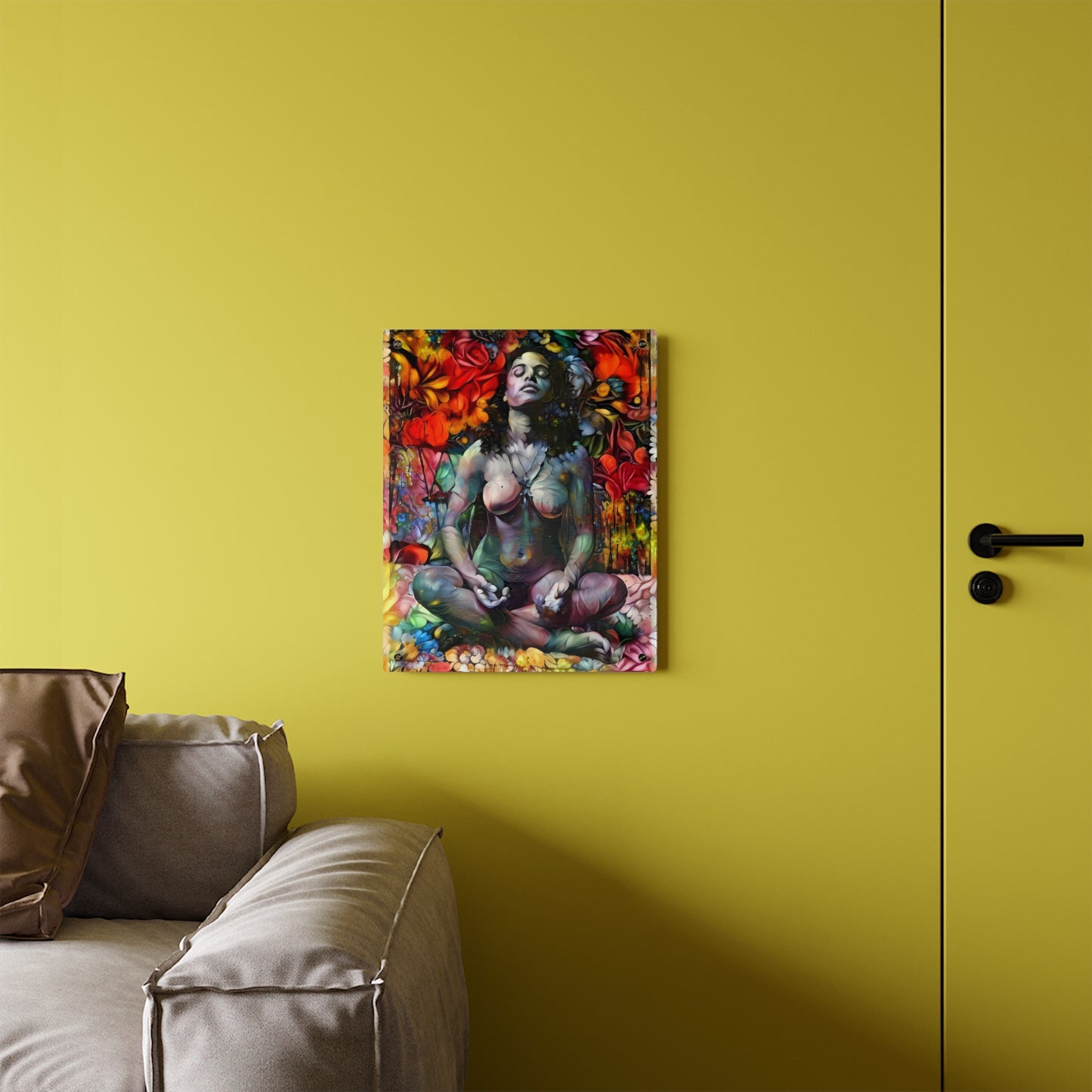 Acrylic Wall Art Panel - Flor de Poder From Ella Natura Collection by Samuel Lind