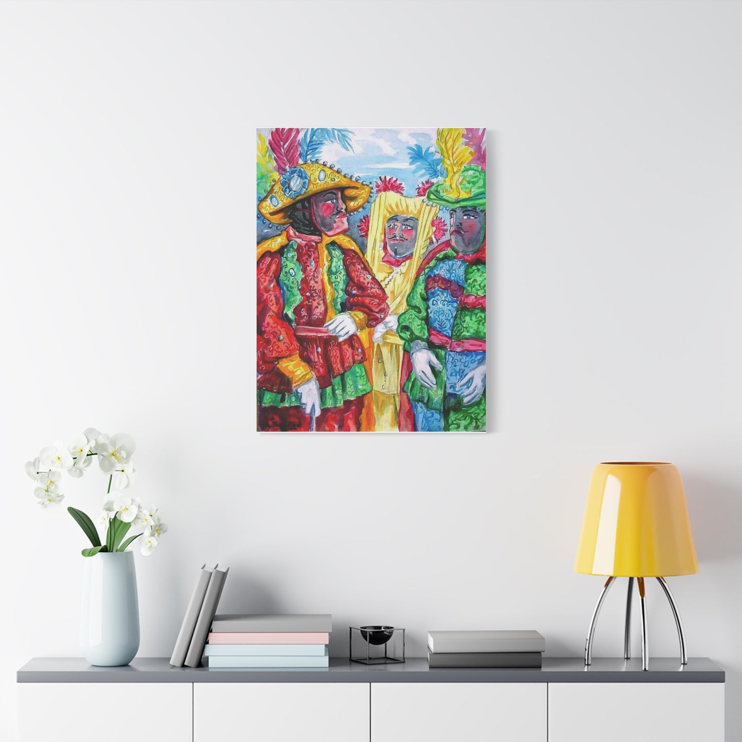 LOS CABALLEROS by Samuel Lind Canvas Print (Matte Stretched 1.25")