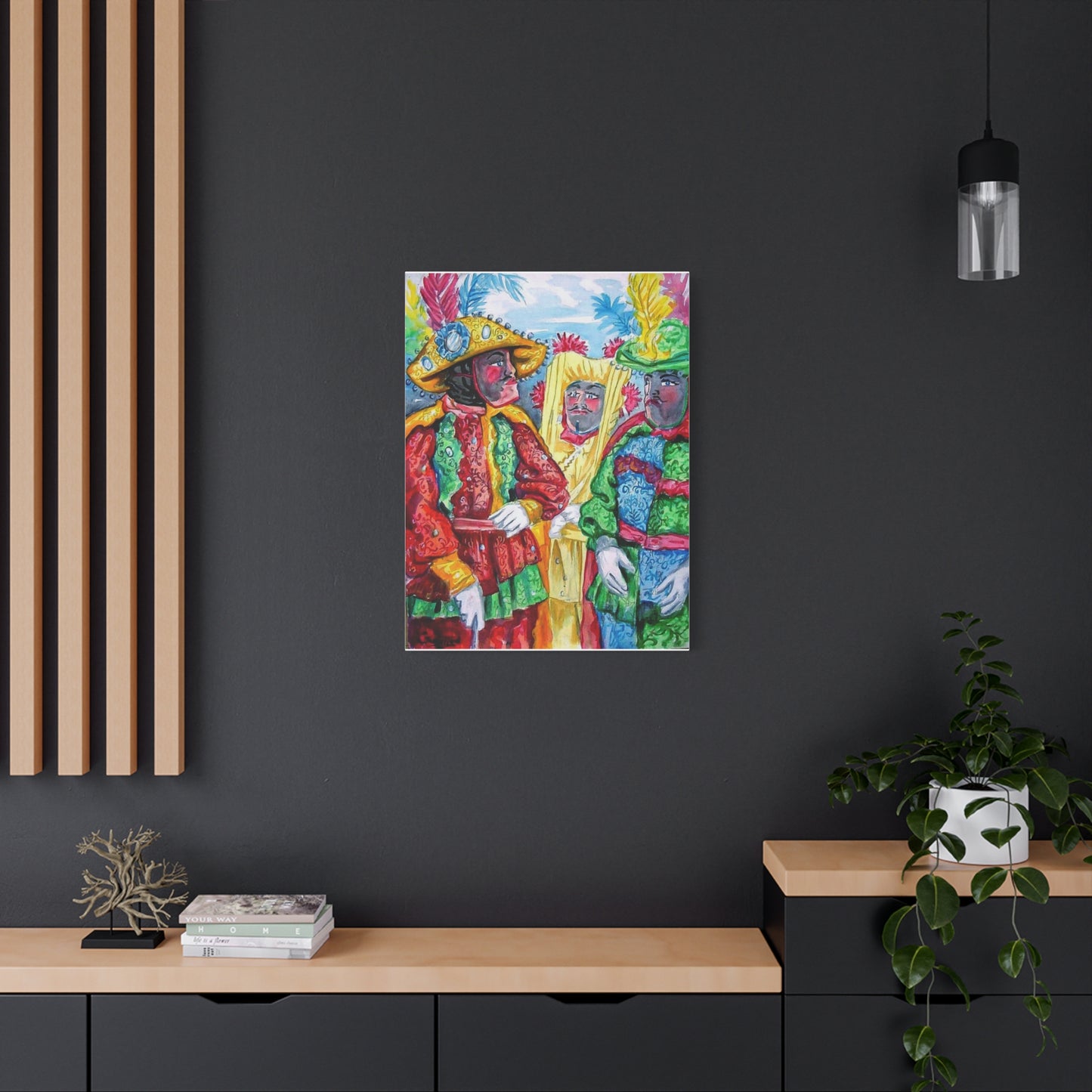 LOS CABALLEROS by Samuel Lind Canvas Print (Matte Stretched 1.25")