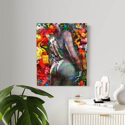 Acrylic Wall Art Panel - Becoming Bloom From Ella Natura Collection by Samuel Lind