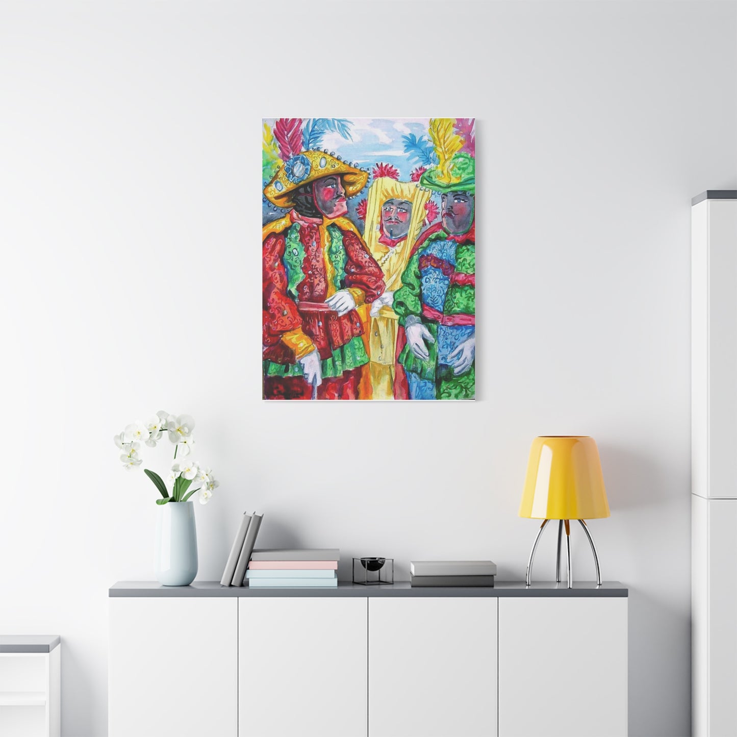 LOS CABALLEROS by Samuel Lind Canvas Print (Matte Stretched 1.25")