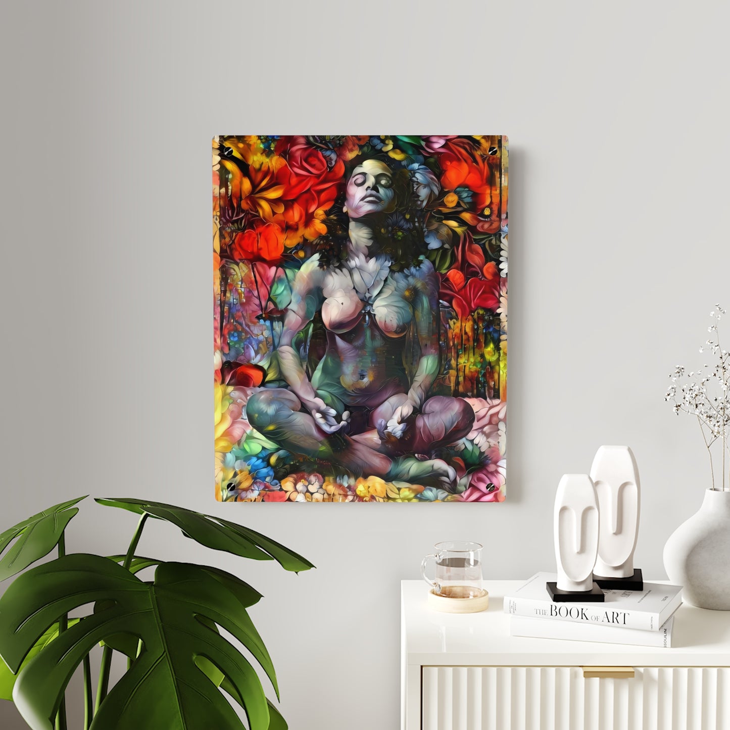 Acrylic Wall Art Panel - Flor de Poder From Ella Natura Collection by Samuel Lind