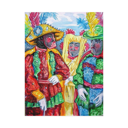 LOS CABALLEROS by Samuel Lind Canvas Print (Matte Stretched 1.25")